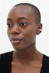 Hermès Gold & Yellow Olympe Ear Cuff