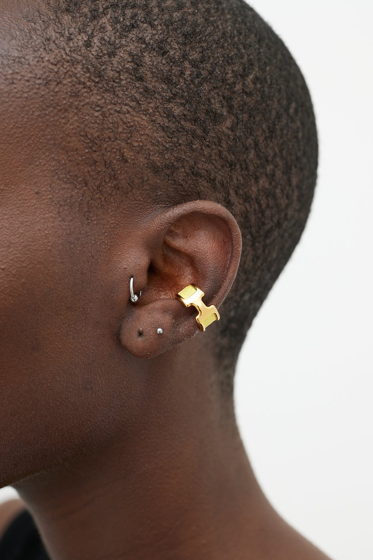 Hermès // Gold & Yellow Olympe Ear Cuff – VSP Consignment