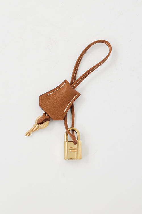 Hermès 2002 Gold Clemence Leather Birkin 40 Bag