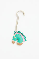 Hermès Turqouise Multi Geegee Milo Bag Charm