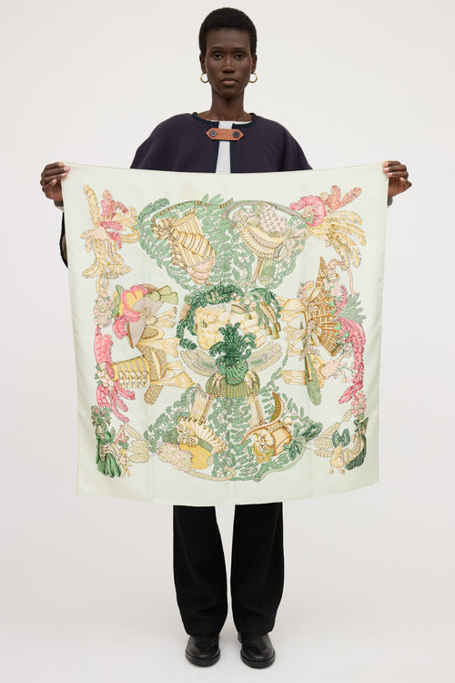 Hermès Silk Chapeau Scarf