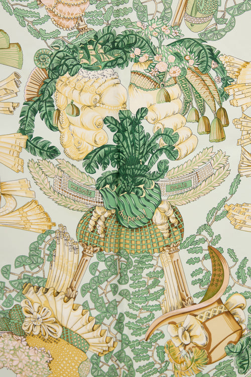 Hermès Silk Chapeau Scarf