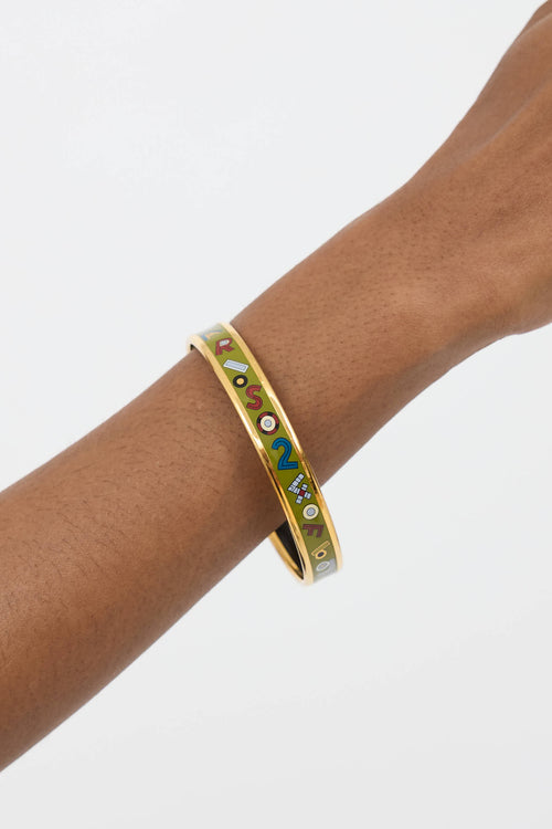 Hermès Tohu Bohu Print Bangle