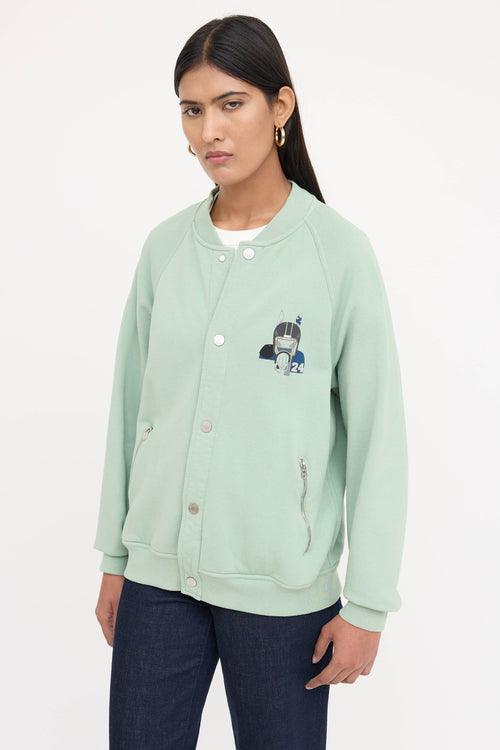 Hermès Graphic Varsity Jacket