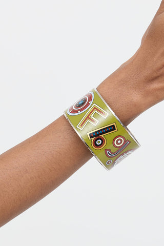 Hermès Tohu Bohu Print Bangle