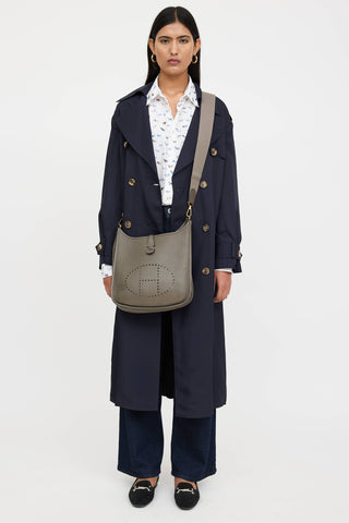 Hermès 2018 Etain Clemence Evelyne III PM Bag