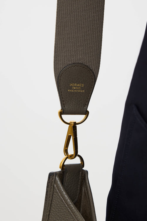 Hermès 2018 Etain Clemence Evelyne III PM Bag