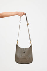 Hermès 2018 Etain Clemence Evelyne III PM Bag