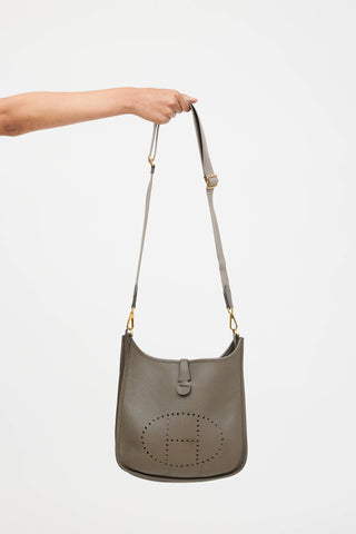 Hermès 2018 Etain Clemence Evelyne III PM Bag