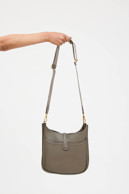 Hermès 2018 Etain Clemence Evelyne III PM Bag