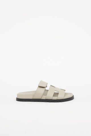 Hermès Beige Esquisse leather Chypre Sandal