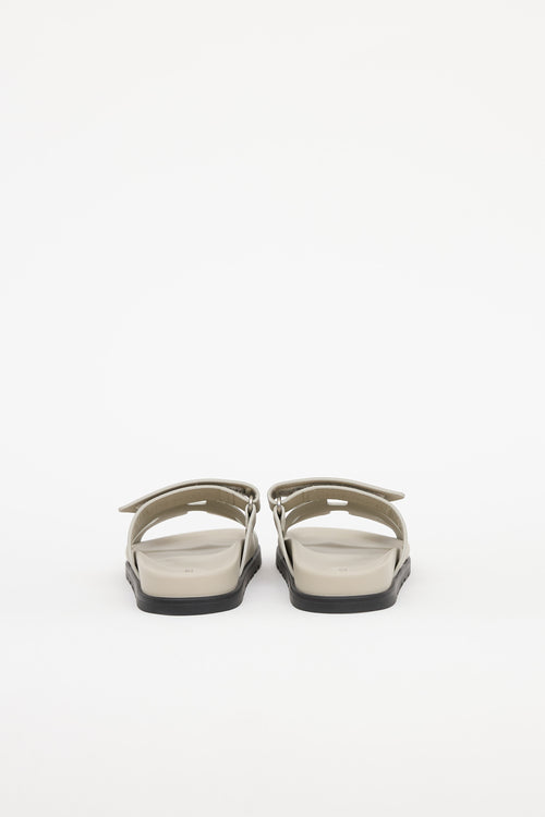 Hermès Beige Esquisse leather Chypre Sandal