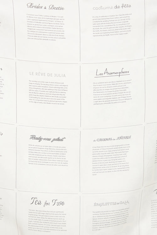 Hermès 2023 Special Edition Grey Silk 16 Carrés 60 Scarf