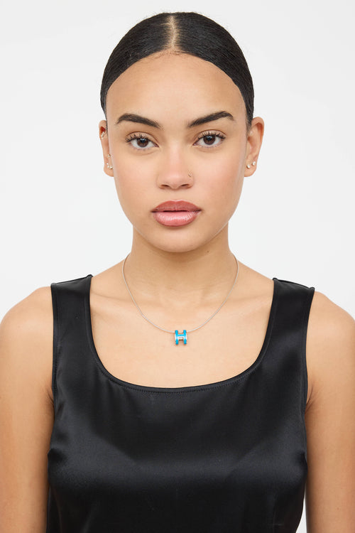 Hermès Pop H Enamel Necklace