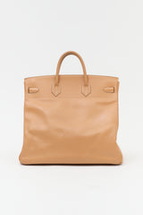Hermès 1996 HAC Natural Courchevel Birkin 45 Bag