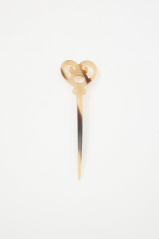 Hermès Heart Hair Pin