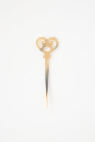 Hermès Heart Hair Pin