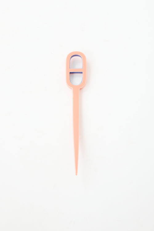 Hermès Acetate Two Tone Chaîne D'Ancre Hair Pin