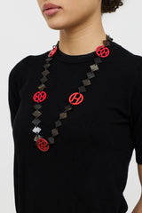 Hermès Hava Station Pendant Horn Necklace