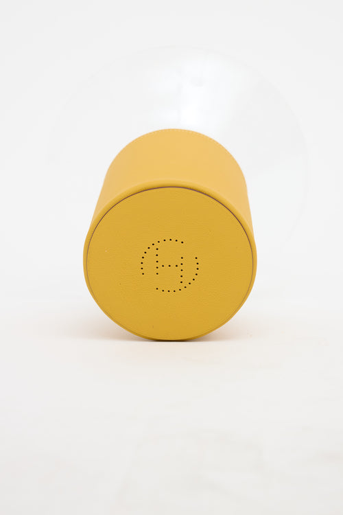Hermès Jaune Ambre Delta Vase