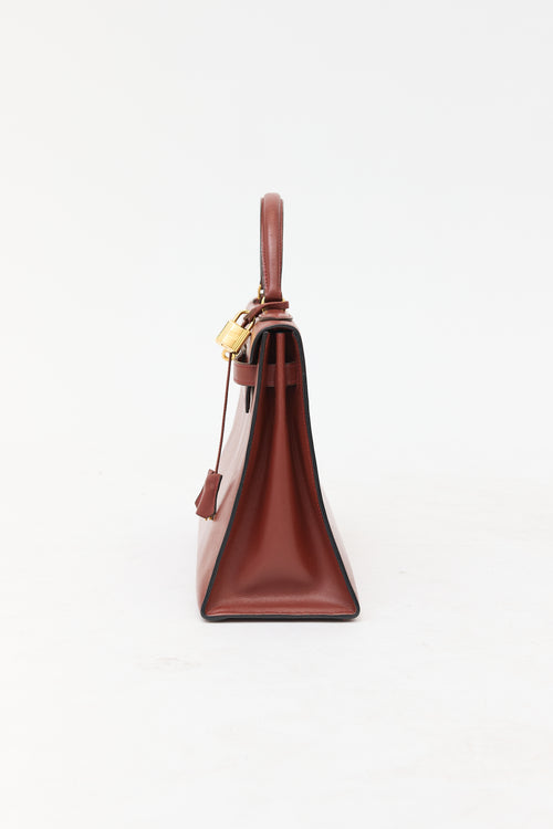 Hermès Vintage Sienne Verso Box Sellier 32 Bag