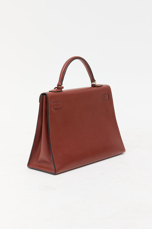 Hermès Vintage Sienne Verso Box Sellier 32 Bag