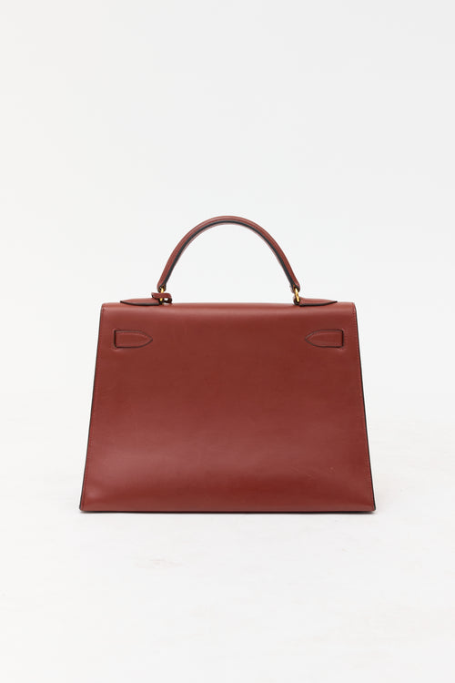 Hermès Vintage Sienne Verso Box Sellier 32 Bag