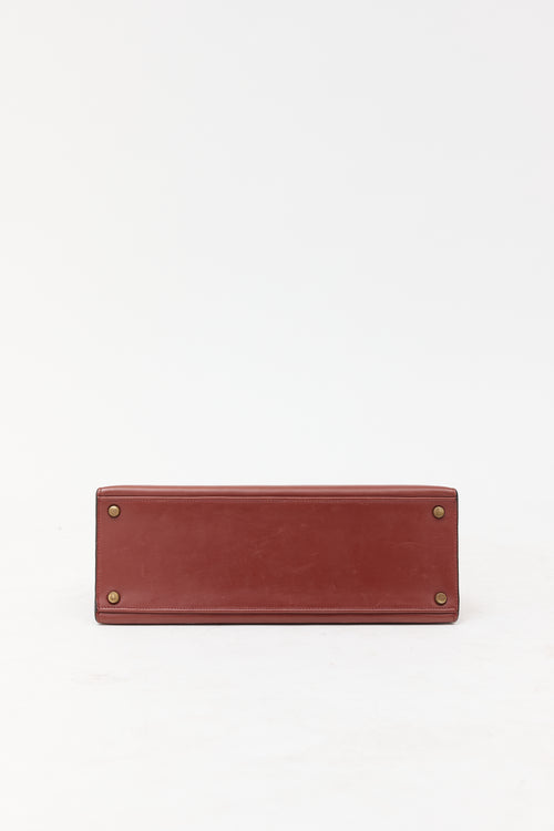 Hermès Vintage Sienne Verso Box Sellier 32 Bag