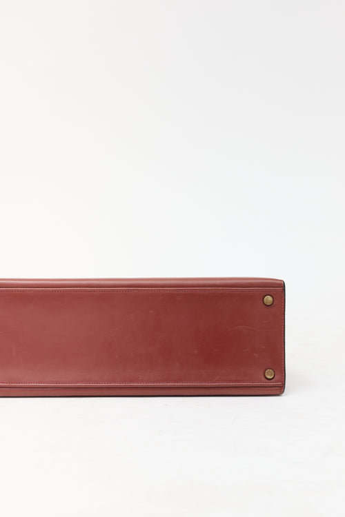 Hermès Vintage Sienne Verso Box Sellier 32 Bag