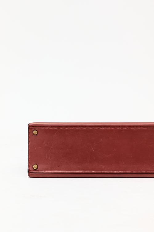 Hermès Vintage Sienne Verso Box Sellier 32 Bag