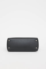 Hermès 2004 Noir Togo Retourne Kelly 28 Bag