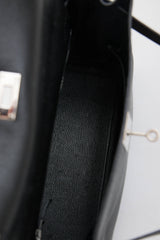 Hermès 2004 Noir Togo Retourne Kelly 28 Bag