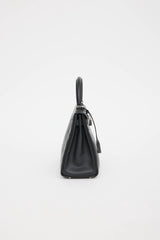 Hermès 2004 Noir Togo Retourne Kelly 28 Bag