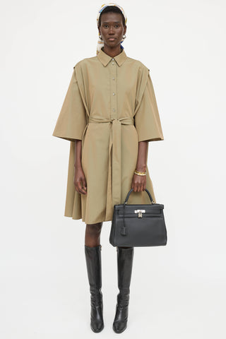 Hermès 2021 Noir Togo Retourne Kelly 32 Bag