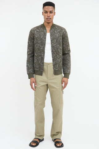 Hermès Knit Jacquard Bomber Jacket