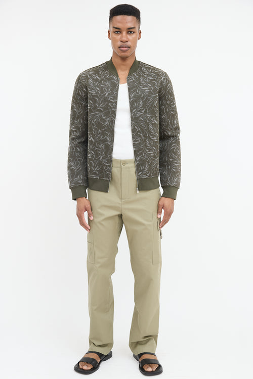 Hermès Knit Jacquard Bomber Jacket