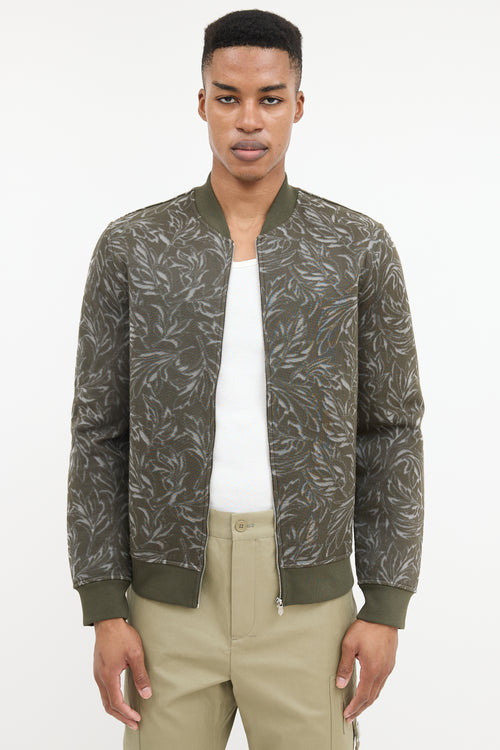 Hermès Knit Jacquard Bomber Jacket