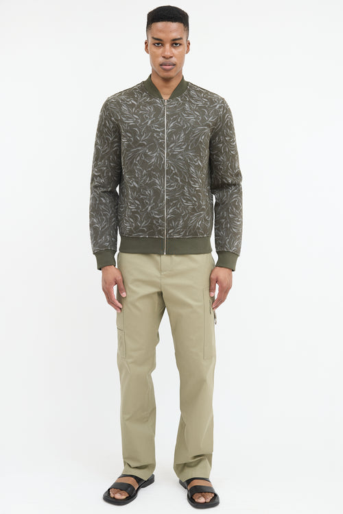 Hermès Knit Jacquard Bomber Jacket
