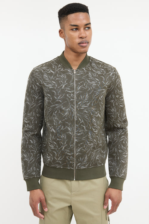 Hermès Knit Jacquard Bomber Jacket
