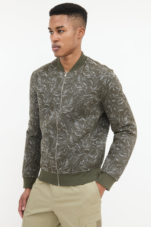 Hermès Knit Jacquard Bomber Jacket