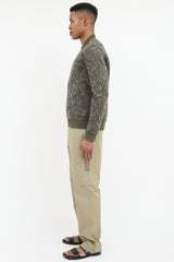 Hermès Knit Jacquard Bomber Jacket