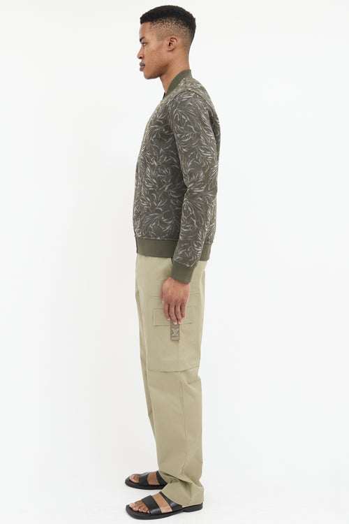 Hermès Knit Jacquard Bomber Jacket