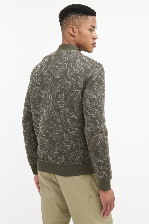 Hermès Knit Jacquard Bomber Jacket
