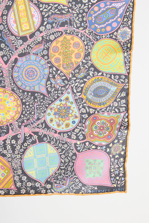 Hermès 2012 Silk L'Arbre de Vie 45 Scarf