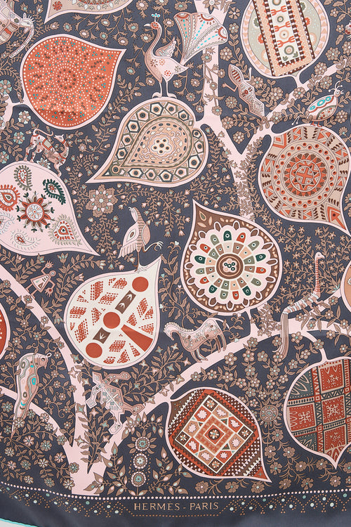 Hermès 2011 Silk L'Arbre de Vie 90 Scarf