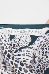 Hermès Lazy Leopardesses Silk Scarf