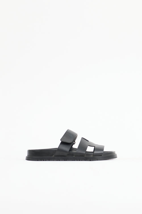 Hermès Leather Chypre Sandal