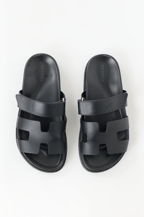 Hermès Leather Chypre Sandal