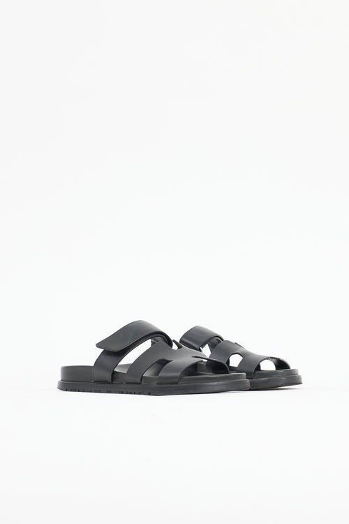Hermès Leather Chypre Sandal
