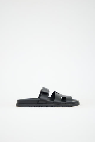 Hermès Leather Chypre Sandal